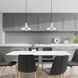 Allison 1 Light 14 inch Brushed Aluminum Mini Pendant Ceiling Light