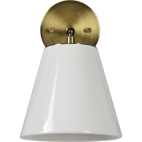 Kai 1 Light 7 inch Antique Brushed Brass Wall Sconce Wall Light