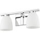 Naya 2 Light 16 inch Chrome Bath Vanity Light Wall Light