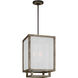 Thom Filicia Brockway 3 Light 11.38 inch Weathered Oak Wood Lantern Pendant Ceiling Light