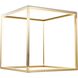 Canada 19.7 X 19.7 inch Gold Side Table
