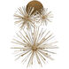 Palisades Ave. 36 Light 82 inch Aged Brass with Champagne Glass Chandelier Ceiling Light