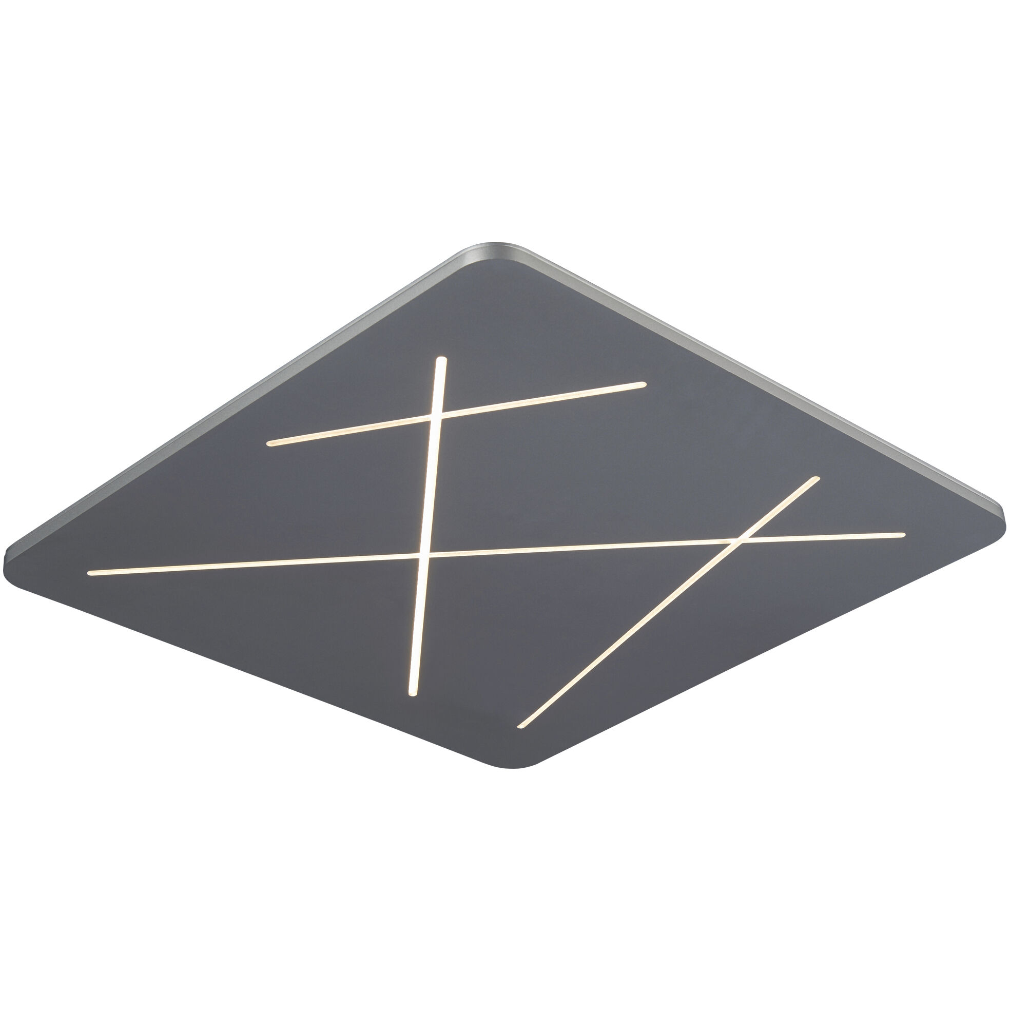 Tureis 17.75 inch Silver Flush Mount Ceiling Light