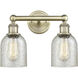Caledonia 2 Light 14 inch Antique Brass Bath Vanity Light Wall Light in Mica