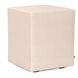 Universal Sterling Sand Cube Ottoman Replacement Slipcover, Ottoman Not Included