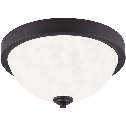 Madison 2 Light 13 inch Oil Rubbed Bronze Flush Mount Ceiling Light