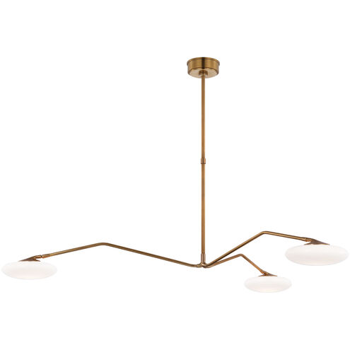 Champalimaud Brindille LED 60 inch Soft Brass Chandelier Ceiling Light, Extra Large