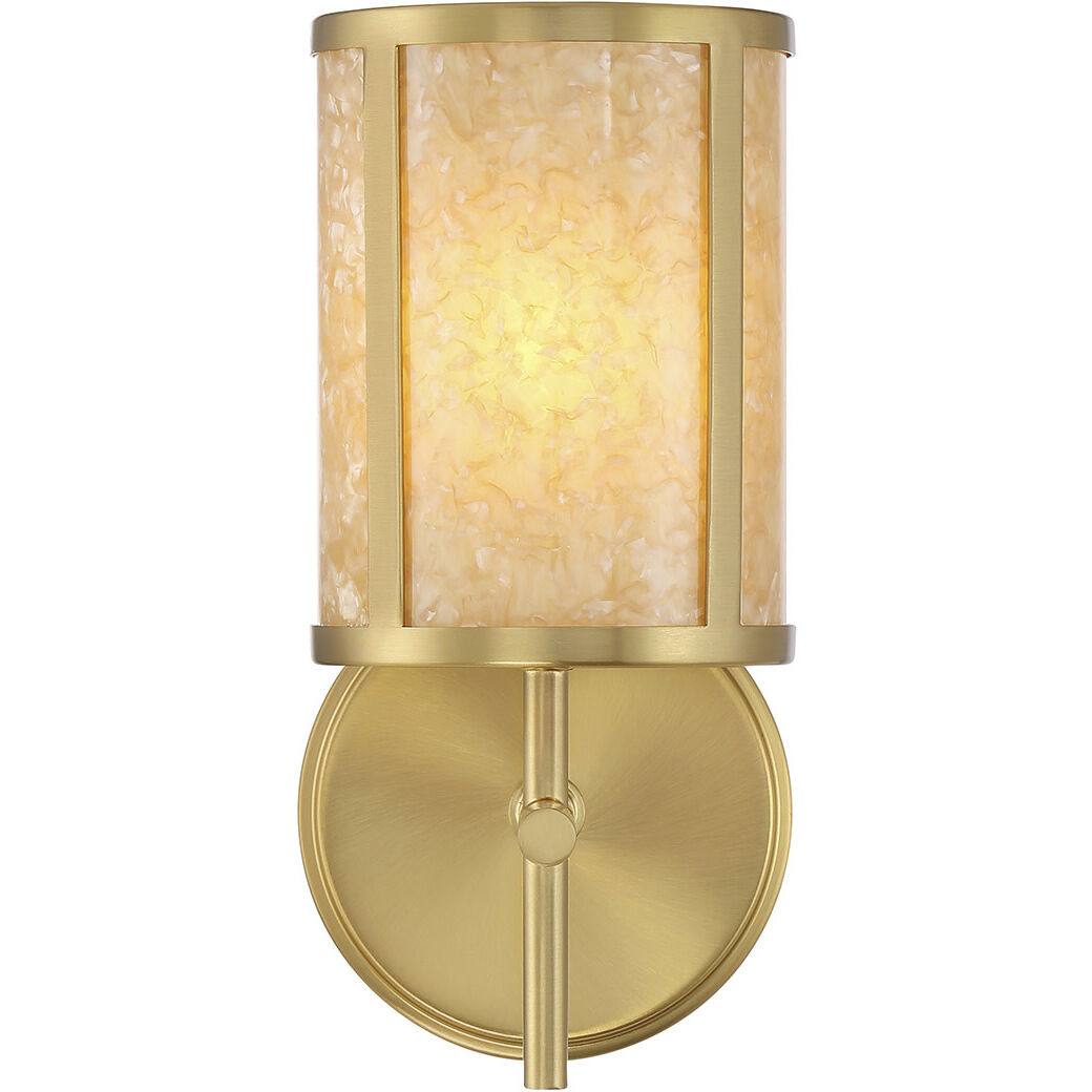 Camden 1 Light 5 inch Warm Brass Bath Wall Light