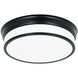 Navo LED 10 inch Black Flush Mount Ceiling Light