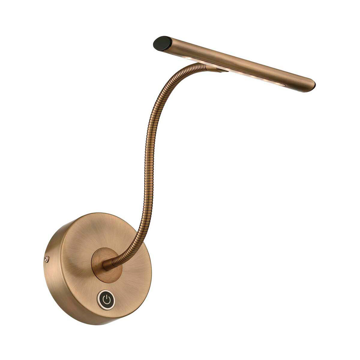 Curtis 4.5 watt 7 inch Antique Brass Picture Light Wall Light