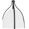 Arcelia 1 Light 12 inch Matte Black Pendant Ceiling Light, Medium