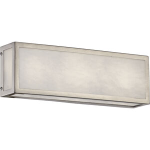 Crate LED 12 inch Brushed Nickel Vanity Light Wall Light
