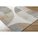 Hyde Park 83.86 X 62.99 inch Light Brown/Light Gray/Brown/Cream/Charcoal Machine Woven Rug in 5.25 x 7