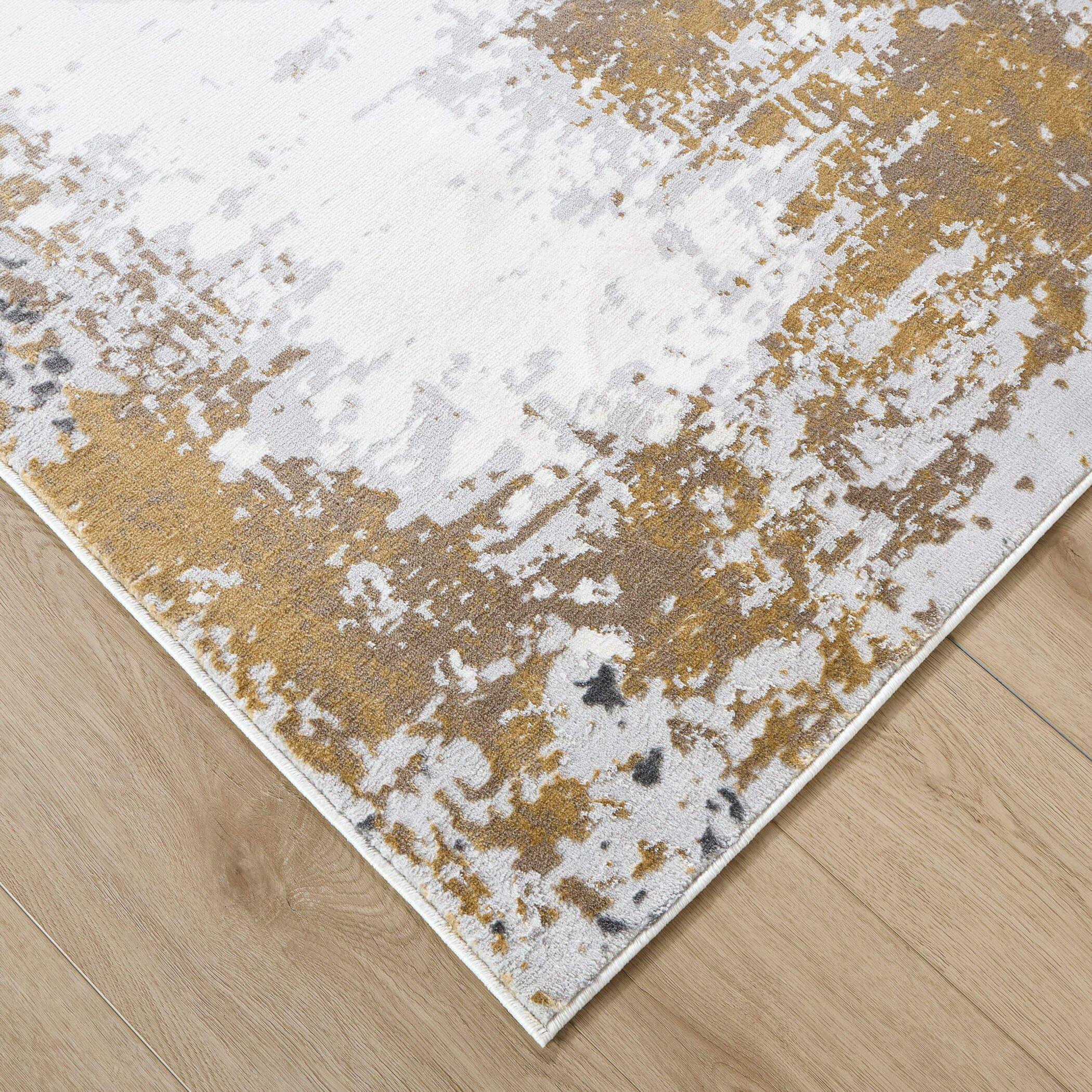Veleka 90 X 63 inch Earth Tones Rug in 5 x 7