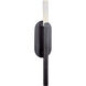 Kelly Wearstler Rousseau LED 4.25 inch Bronze Bath Sconce Wall Light in Seeded Glass, Medium