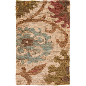 Columbia 36 X 24 inch Brown and Brown Area Rug, Jute