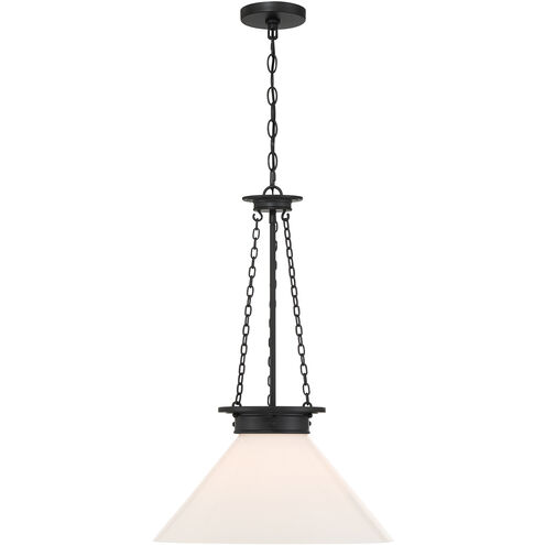 Myers 1 Light 18 inch Matte Black Pendant Ceiling Light