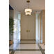 Favo 13.5 inch Brushed Brass Pendant Ceiling Light