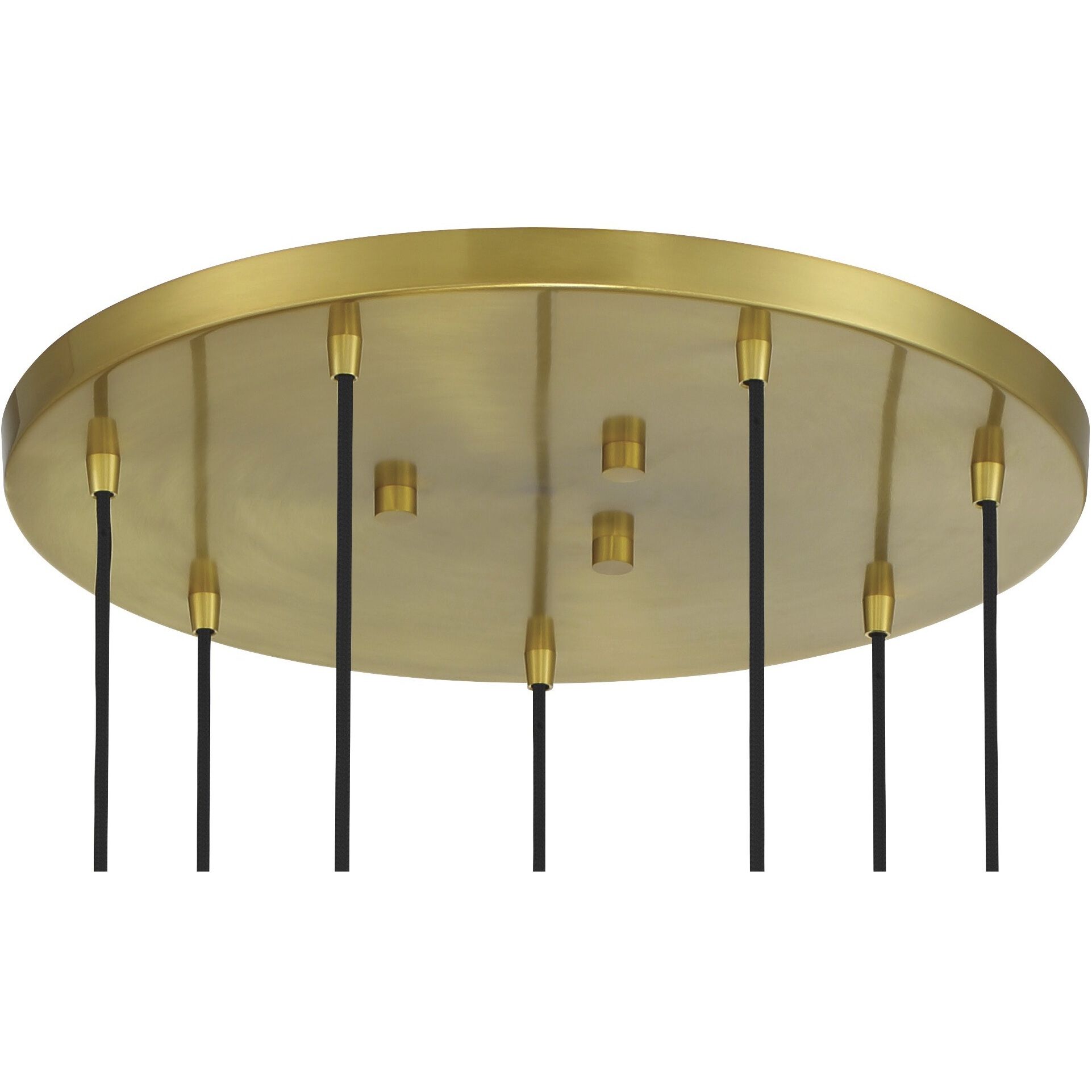 Drifting Droplets LED 20 inch Brushed Brass Pendant Ceiling Light