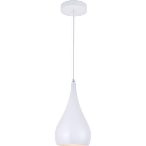 Nora 1 Light 6 inch White Pendant Ceiling Light