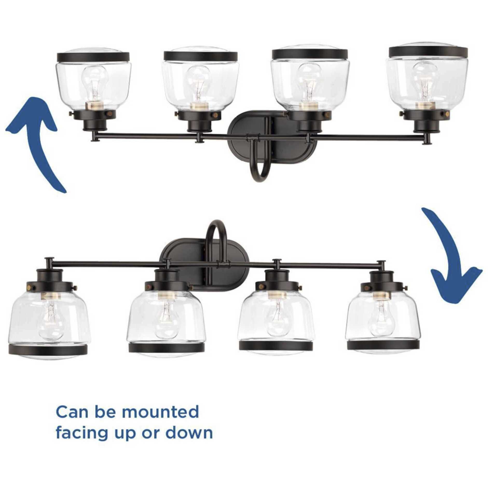 Judson 4 Light 36 inch Antique Bronze Bath Vanity Wall Light