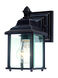 Charleston 1 Light 9 inch Antique Bronze Exterior Wall Lantern in Beveled