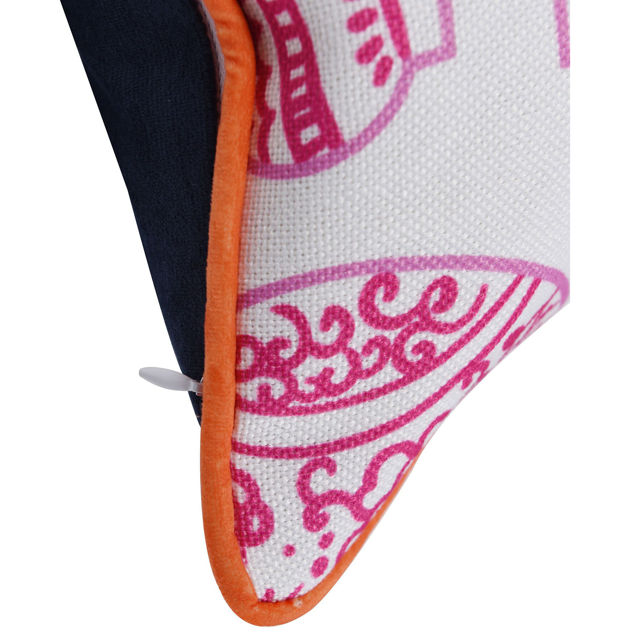 Dann Foley 24 inch White Throw Pillow