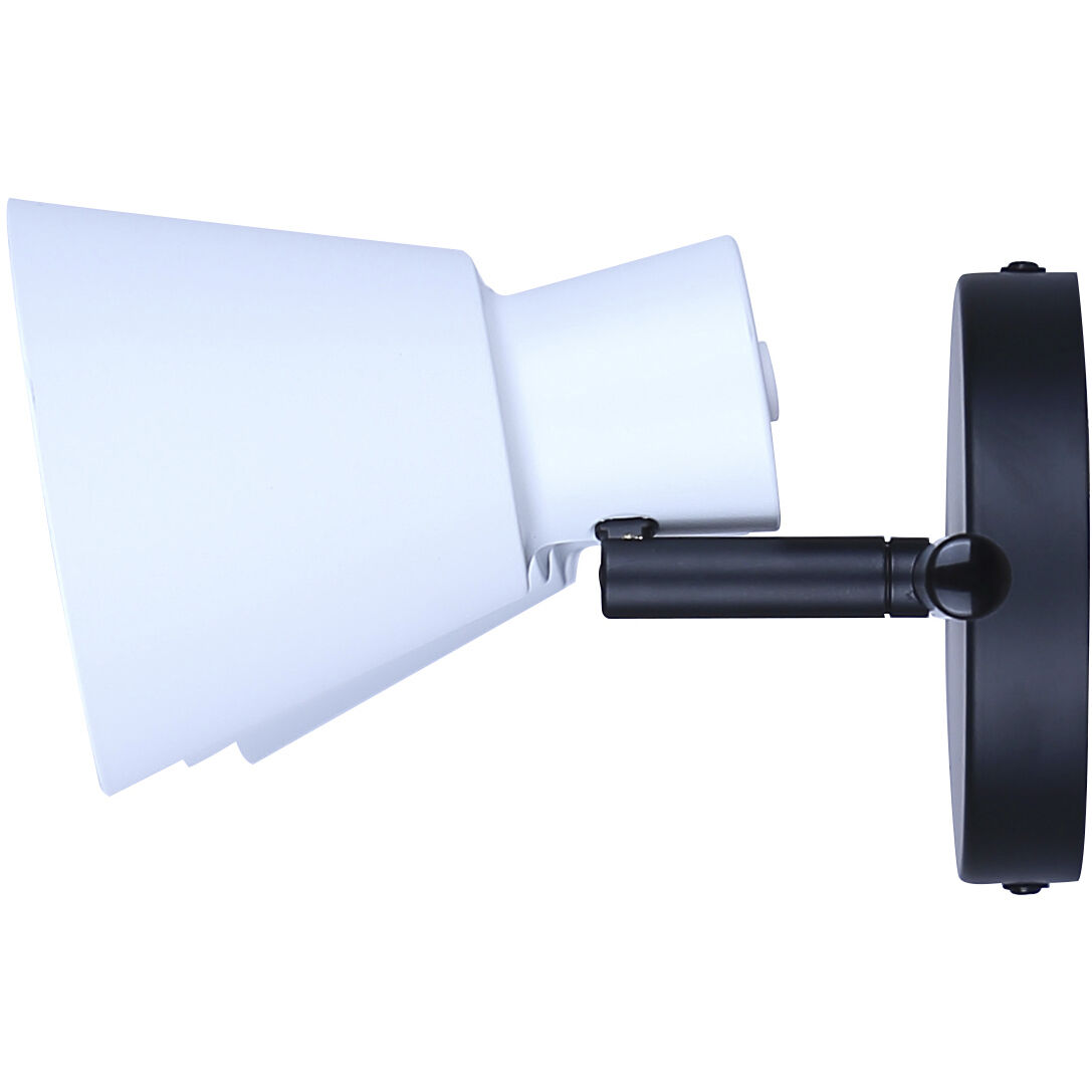 Radley 4 Light Black/White Track Lighting Ceiling Light