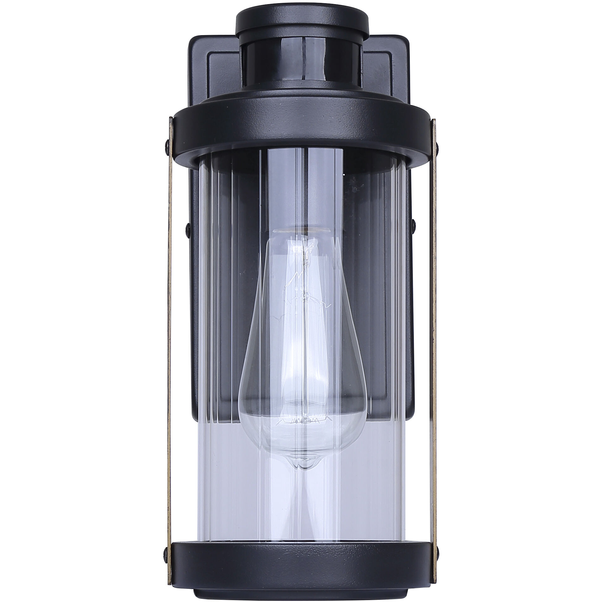 Maddox 1 Light 11.25 inch Black Outdoor Wall Lantern