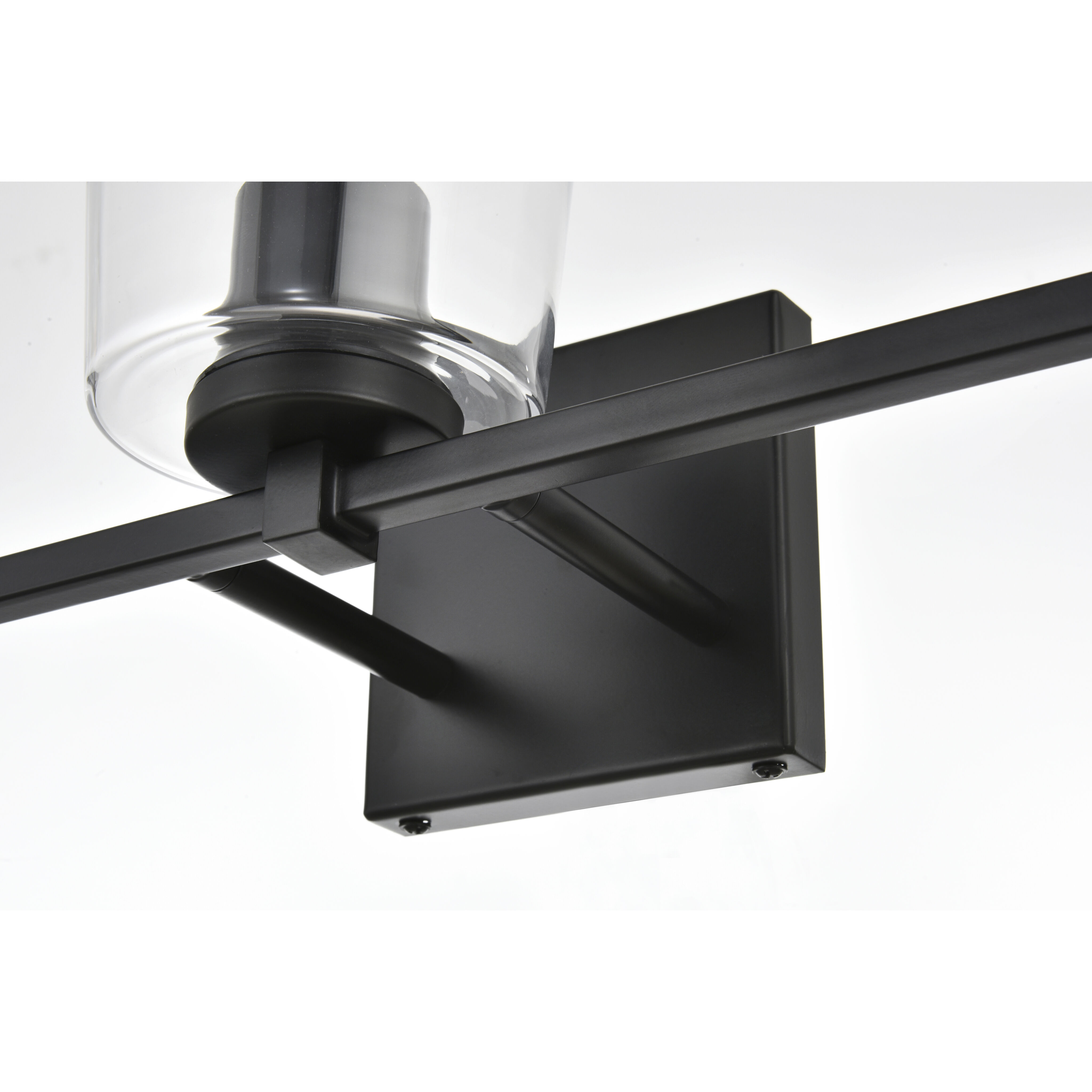 Kacey 3 Light 23 inch Black Bath Sconce Wall Light