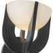 Colette LED 6.25 inch Urban Bronze Bath Vanity Light Wall Light in Urban Bronze and Alabaster