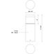 Hanover 120 24 watt Black Exterior Bollard