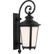 Cape May 1 Light 26.25 inch Black Outdoor Wall Lantern, Large