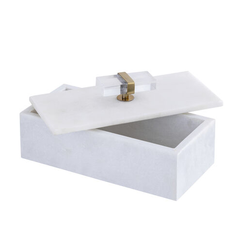 Lieto 10.25 X 4.75 inch White with Gold Box, Large