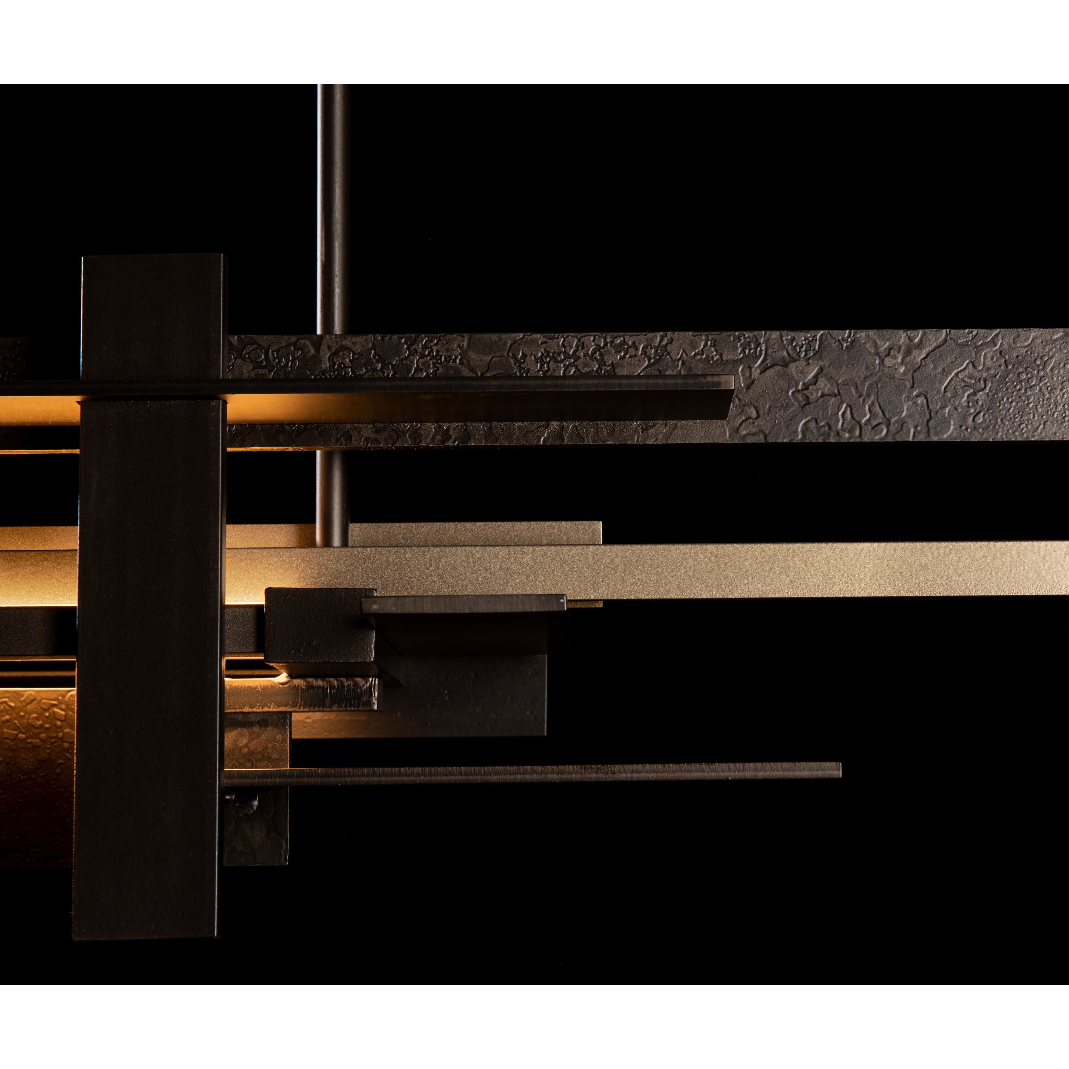 Planar LED 48.3 inch Dark Smoke and Soft Gold Pendant Ceiling Light in Dark Smoke/Soft Gold