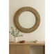 Tangled 33 X 33 inch Natural Rope Wall Mirror