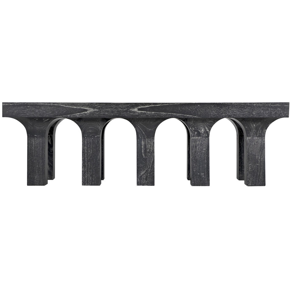 Santos 60 X 24 inch Cinder Black Coffee Table