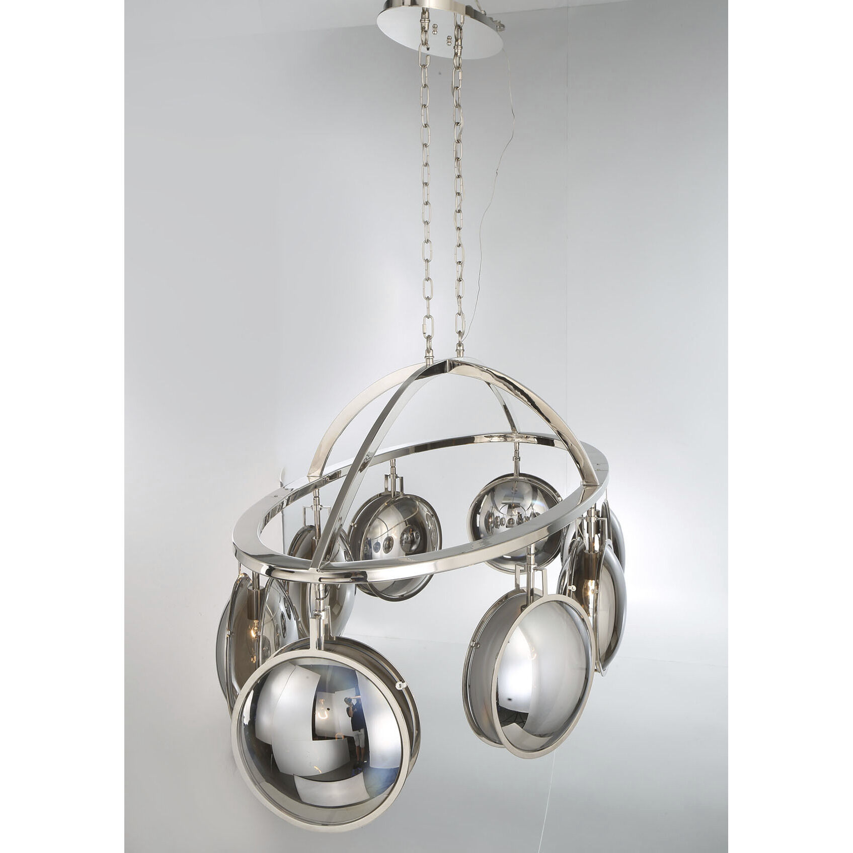 Havendale 8 Light 27 inch Polished Nickel Chandelier Ceiling Light