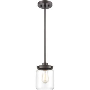 Mason 1 Light 6 inch Oil Rubbed Bronze Mini Pendant Ceiling Light
