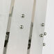 AERIN Bonnington Tall Sconce Wall Light in Polished Nickel, Alabaster