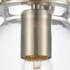 Restoration Newton LED 8 inch Brushed Satin Nickel Flush Mount Ceiling Light, Restoration