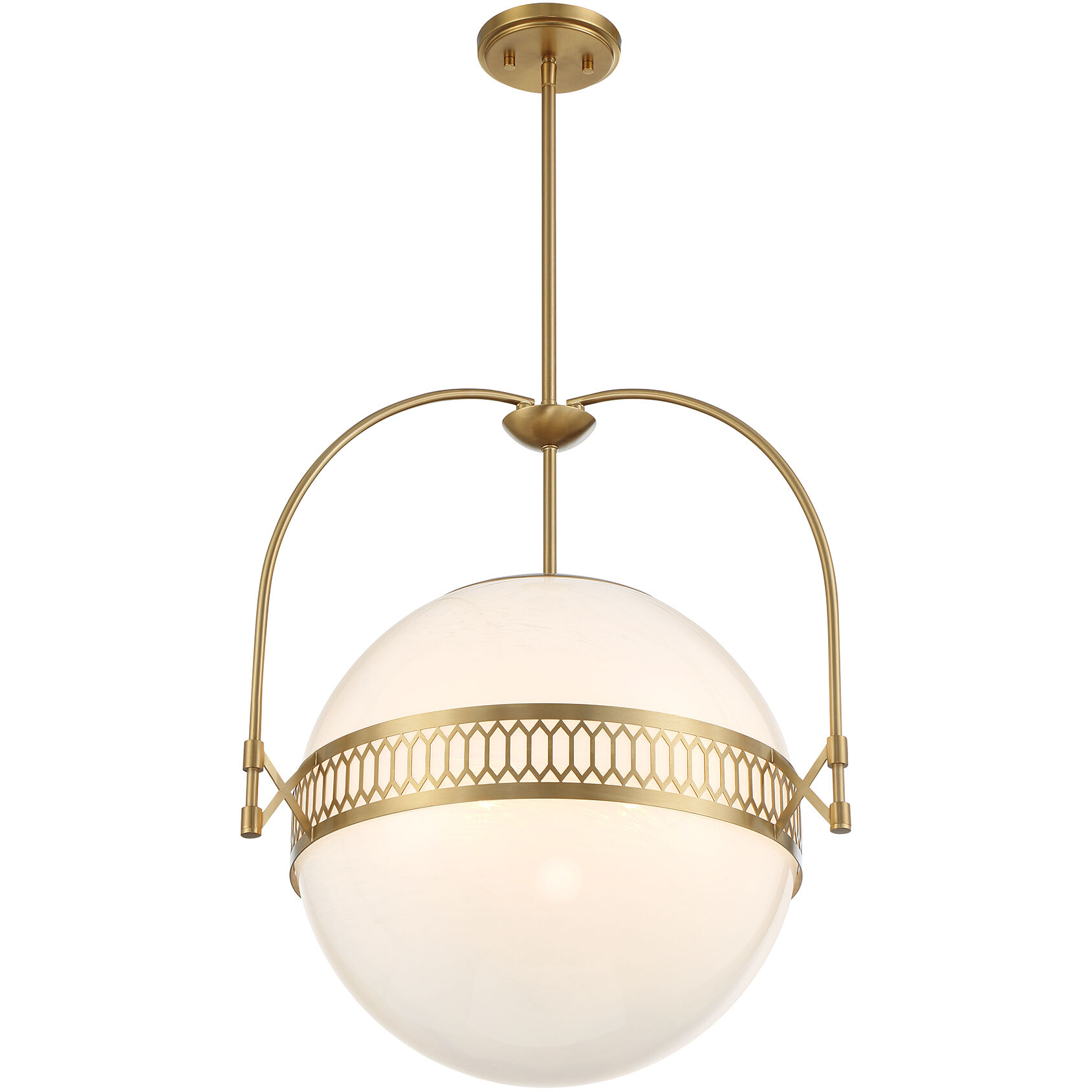 Thornhill 3 Light 20 inch Warm Brass Pendant Ceiling Light