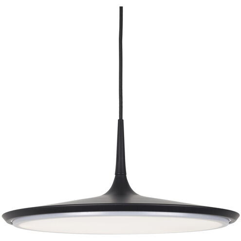 Disc LED 16.5 inch Black Pendant Ceiling Light