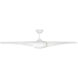 Topan 60 inch Matte White with Matte White ABS Blades Indoor/Outdoor Smart Ceiling Fan