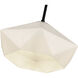 Alora Mood Krysta 1 Light 12.13 inch Matte Black Pendant Ceiling Light