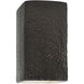 Ambiance 1 Light 13.5 inch Hammered Iron Outdoor Wall Sconce, Form+Finish+Function