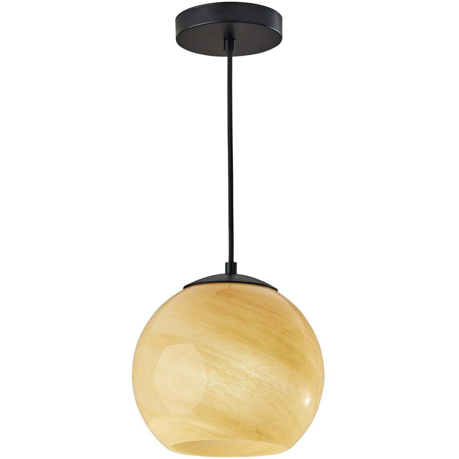 Nolan 9 inch Black Pendant Ceiling Light