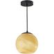 Nolan 9 inch Black Pendant Ceiling Light