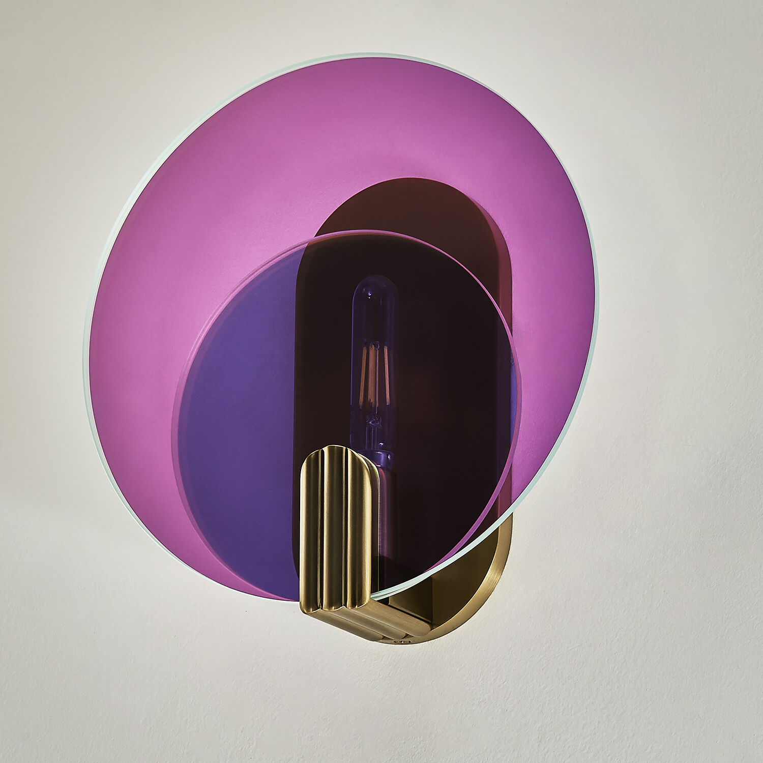 Optics 1 Light 11 inch Winter Brass ADA Wall Sconce Wall Light