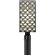 Clover 1 Light 19 inch Black Outdoor LED Post Light